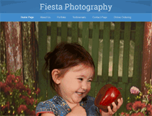 Tablet Screenshot of fiestaphotography.com
